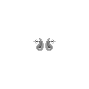 Boucles d\'oreille tige acier petite goutte 18mm x 10mm - Vue 1