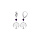 Boucles d'oreille dormeuse argent rhodi arbre de vie 15mm et boule jade violette vritable