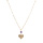 Collier argent dor chane boule pendentif coeur mpartel avec 1 boule jade violette vritable rglable 40  45cm